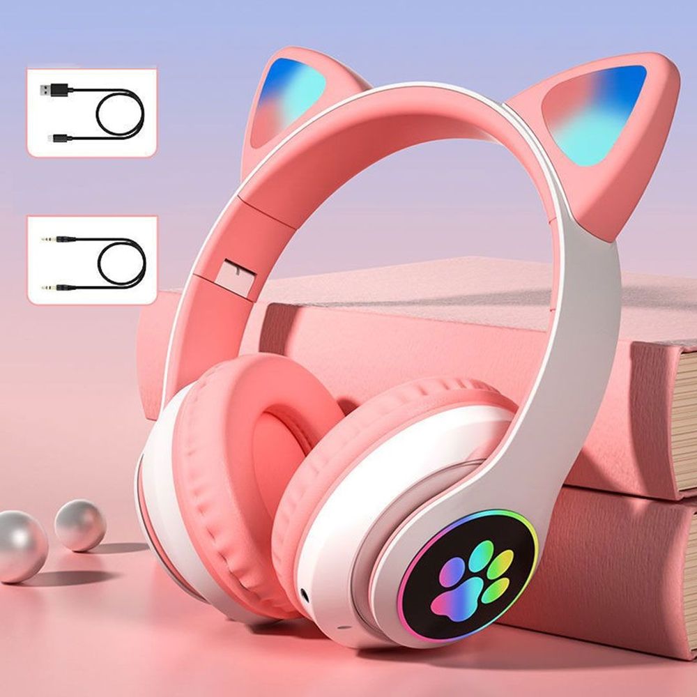 Casque Bluetooth - MeowTune™ - Rose