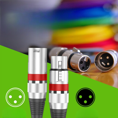 Cable XLR Male Femelle - MicrophoneExtensionCable™ - Rouge