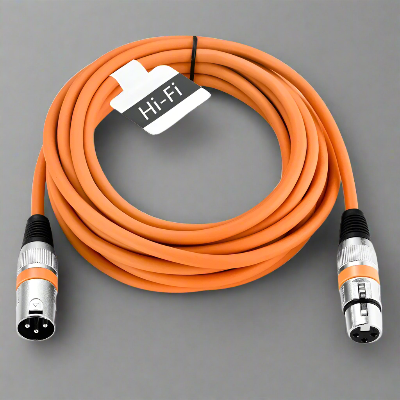 Cable XLR Male Femelle - MicrophoneExtensionCable™ - Orange