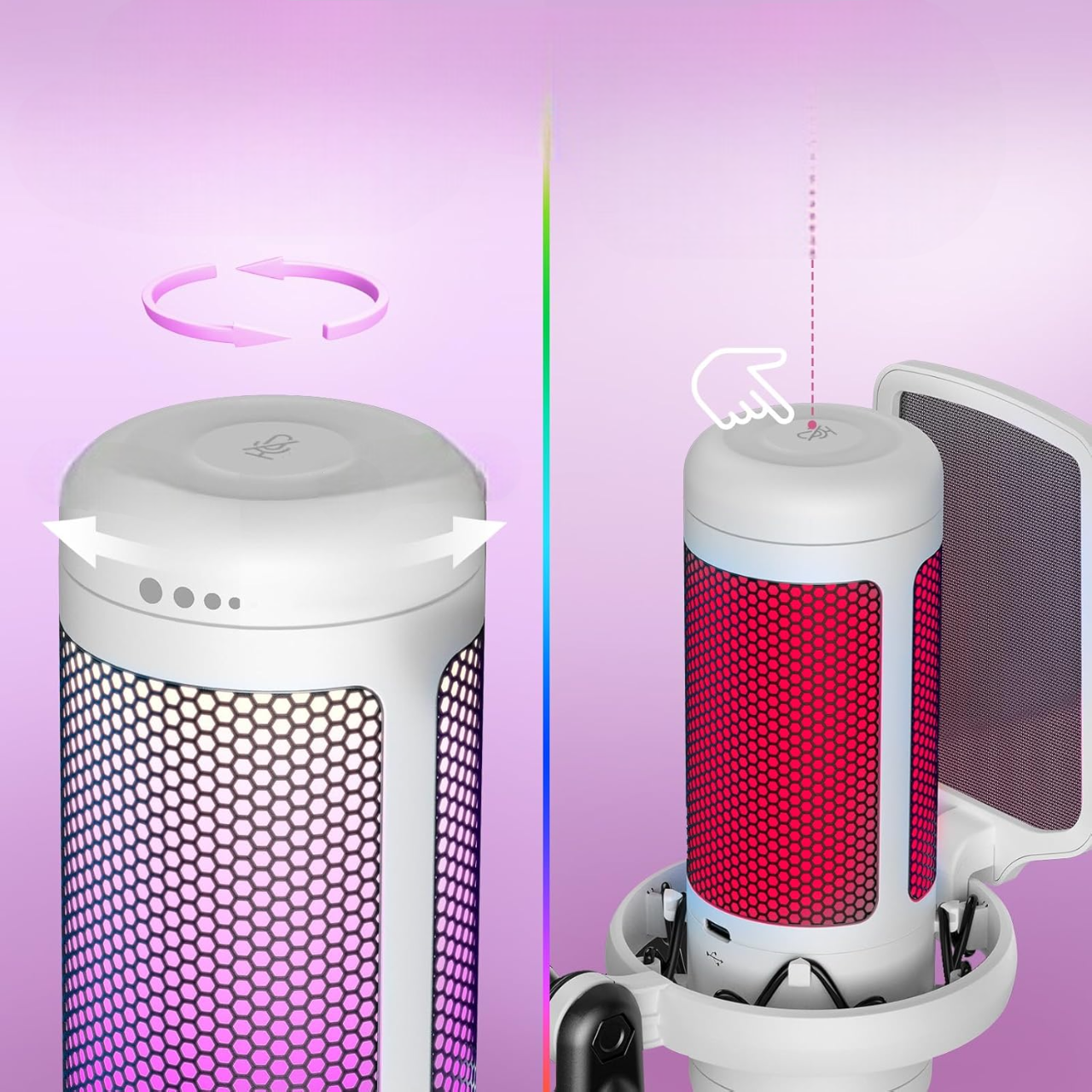 Microphone - GamingMicrophone™ - Blanc