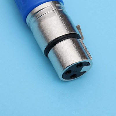 Cable XLR Male Femelle - MicrophoneExtensionCable™ - Bleu