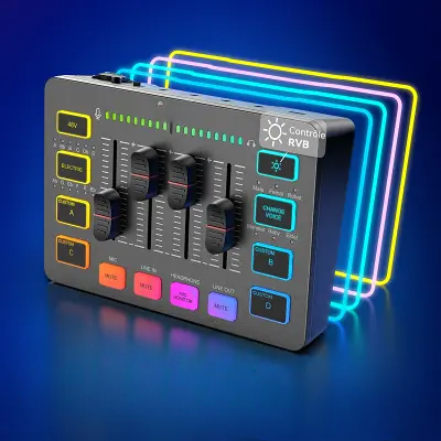 Tables de mixage - GamingAudioMixer™ - Noir