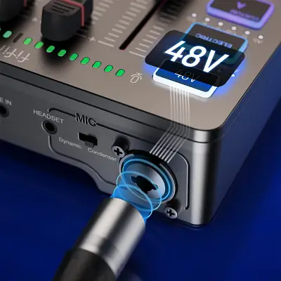 Tables de mixage - GamingAudioMixer™ - Noir