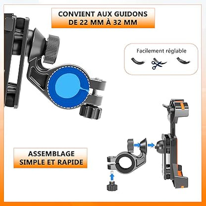support téléphone vélo|accotoirphone