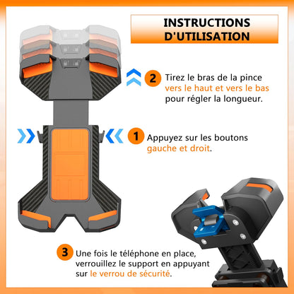 support téléphone vélo|accotoirphone