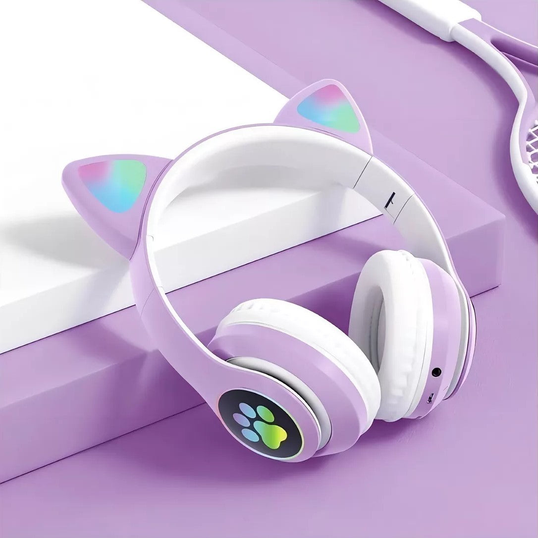 Casque Bluetooth - MeowTune™ - Mauve