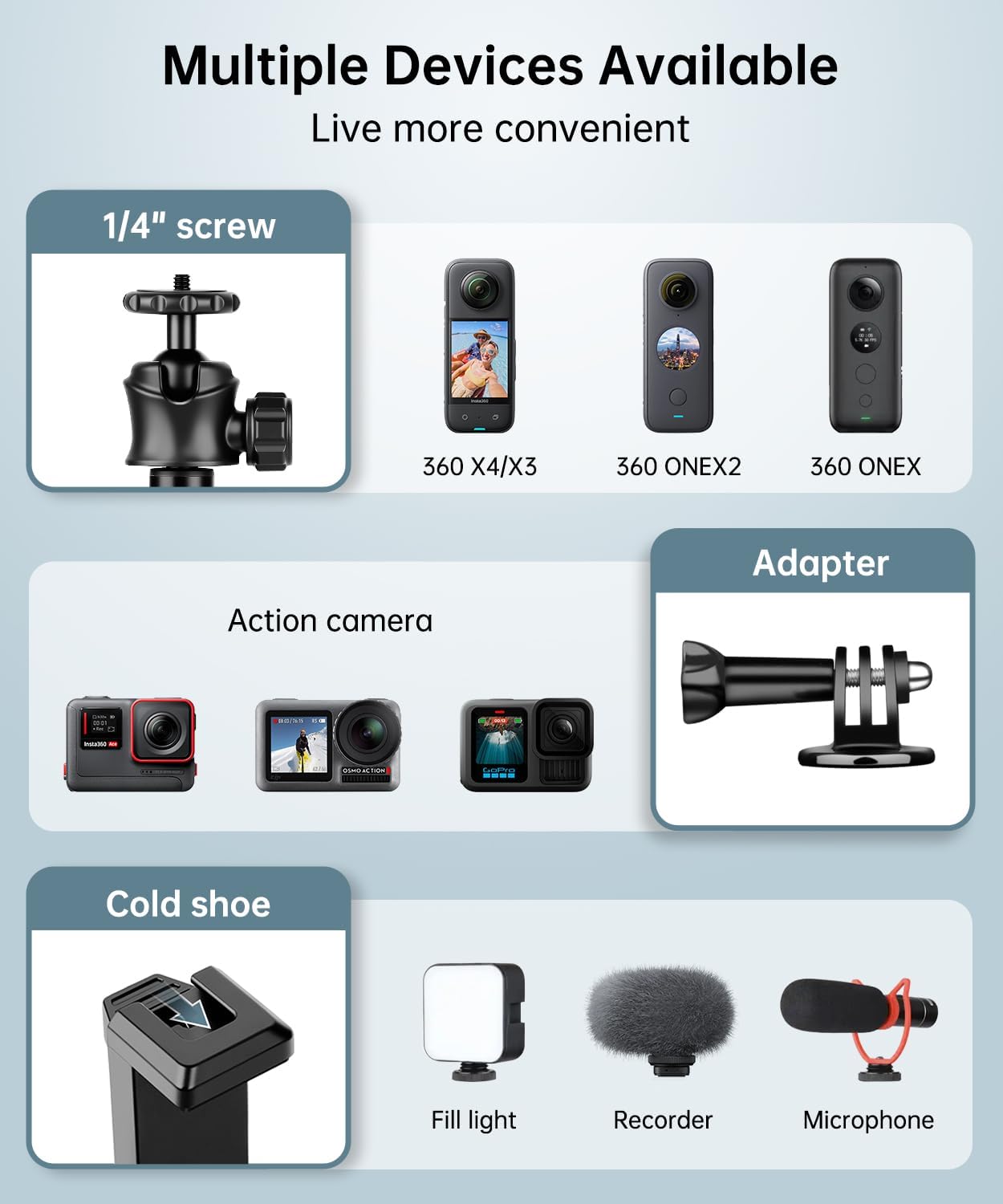 ajustable trepied iphone