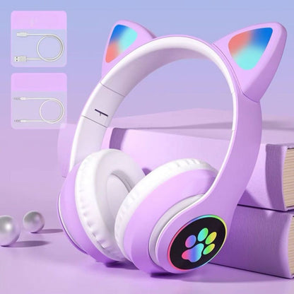 Casque Bluetooth - MeowTune™ - Mauve
