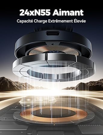 magnetique support telephone ultra voiture