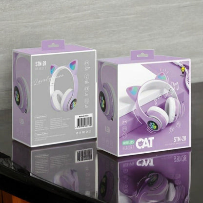 Casque Bluetooth - MeowTune™ - Mauve
