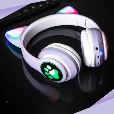 Casque Bluetooth - MeowTune™ - Mauve