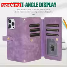 superbe elegance portefeuille iphone16 coque