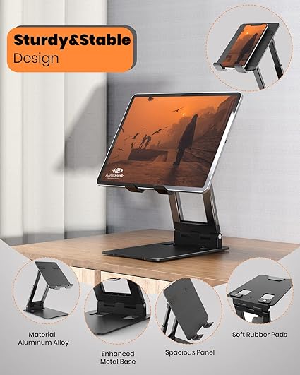 support tablette reglable