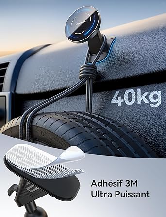 support telephone ultra voiture magnetique