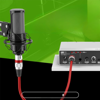 Cable XLR Male Femelle - MicrophoneExtensionCable™ - Rouge