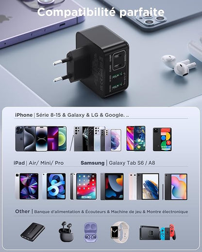 ultra shield chargeur usbc