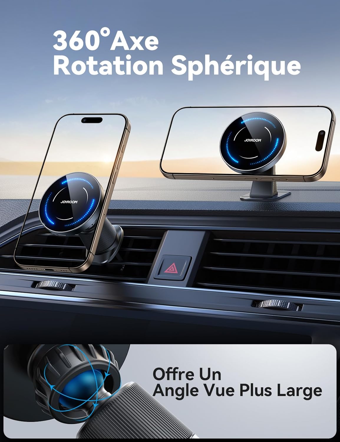 ultra support telephone voiture magnetique